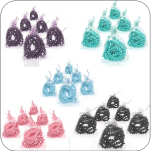 Tül kese içerisinde 99'lu Plastik tespih