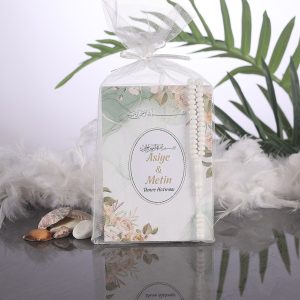 Bebek mevlid hediyesi etiket baskılı