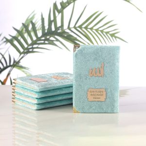 İsme Özel Kadife Kaplı Yasin-Su Yeşili