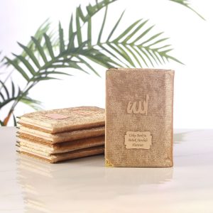 İsme Özel Kadife Kaplı Yasin-Gold