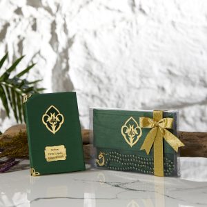 Asetat Kutulu İpek Şantuk Set