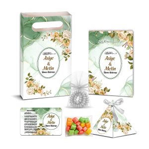 Mevlüt hediyelikleri 6'li Set Akide Şekerli Meyveli Zerafet Model