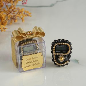 İsme Özel Mika Kutu Zikirmatik-Siyah