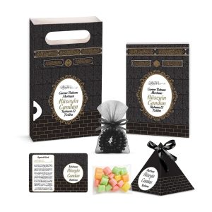Mevlüt hediyelikleri Kabeli Model 6'li Set Akide Şekerli Meyveli